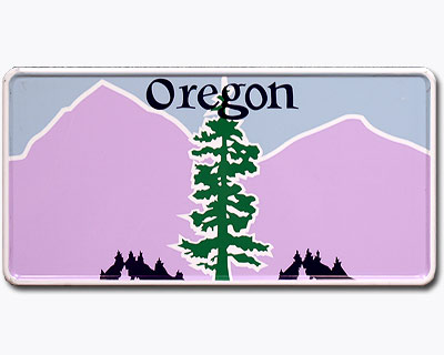 US plate - Oregon